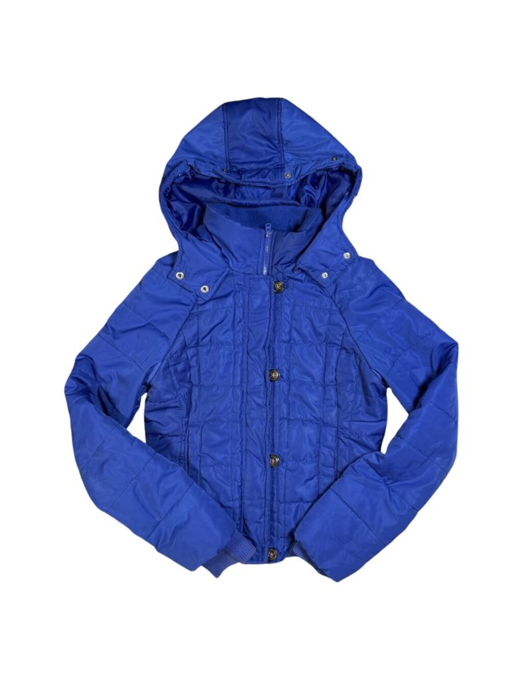 Aeropostale Royal Blue Quilted Puffer Jacket Size M